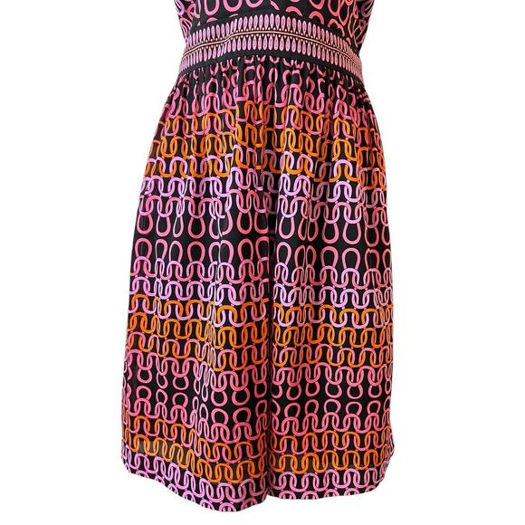 TRINA TURK Silk Dress the Campania Loop Halter Cocktail Dress Women's Size 10 - Picture 9 of 16